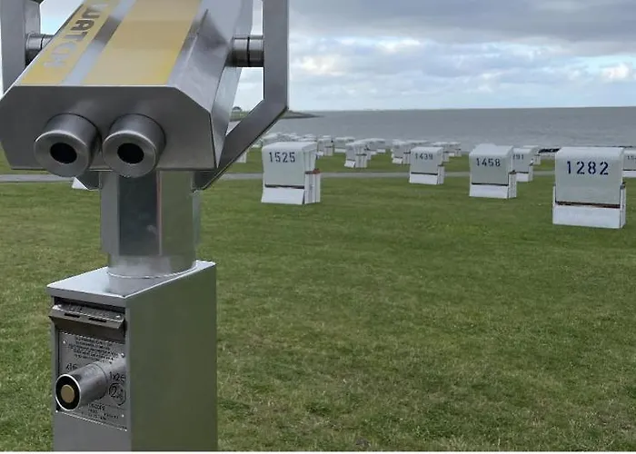 Gemuetliche Ferienwohnung Ruhig Zentral Mit Saisonstrandkorb Hauptstrand Leuchtturm Büsum